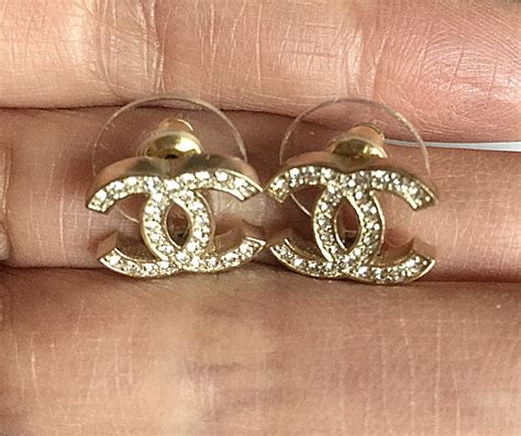 faux chanel stud earrings|chanel stud earrings for sale.